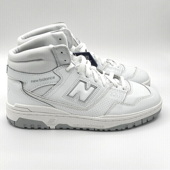 Men’s New Balance 650 Triple White Size 9.5 BB650RWW  New - Picture 3 of 9